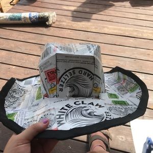 White claw cowboy hat